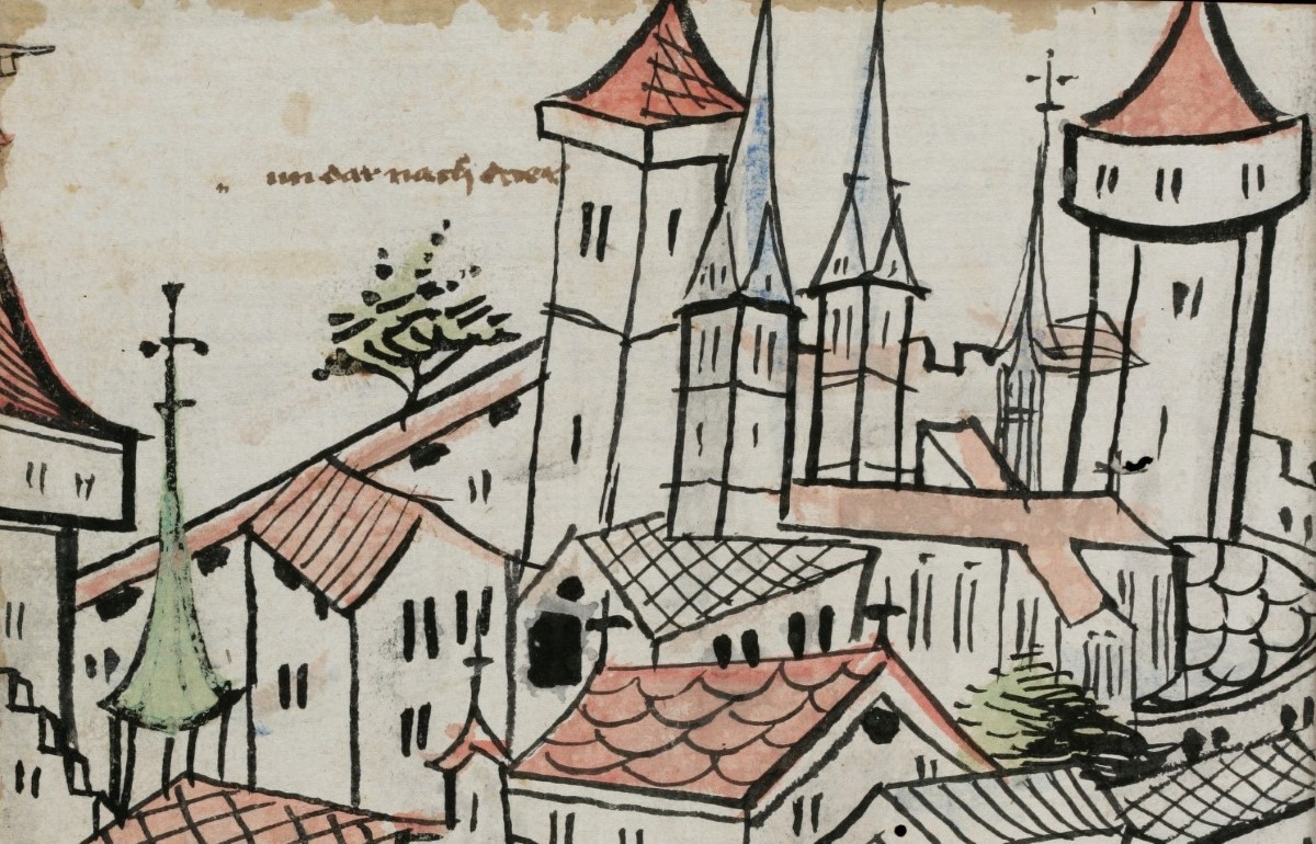 Stadtansicht von Konstanz mit Münster